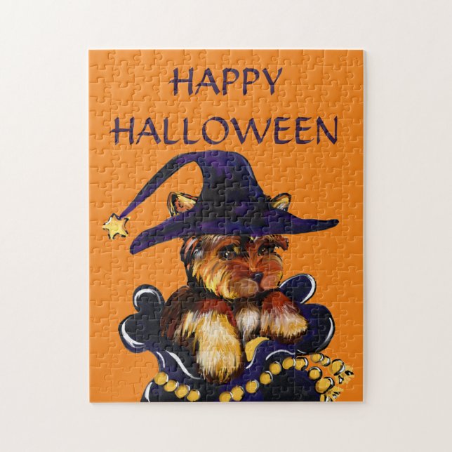 PUZZLE YORKIE POO - HALLOWEEN (Vertical)