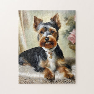 Puzzle Yorkshire Terrier mignon chien