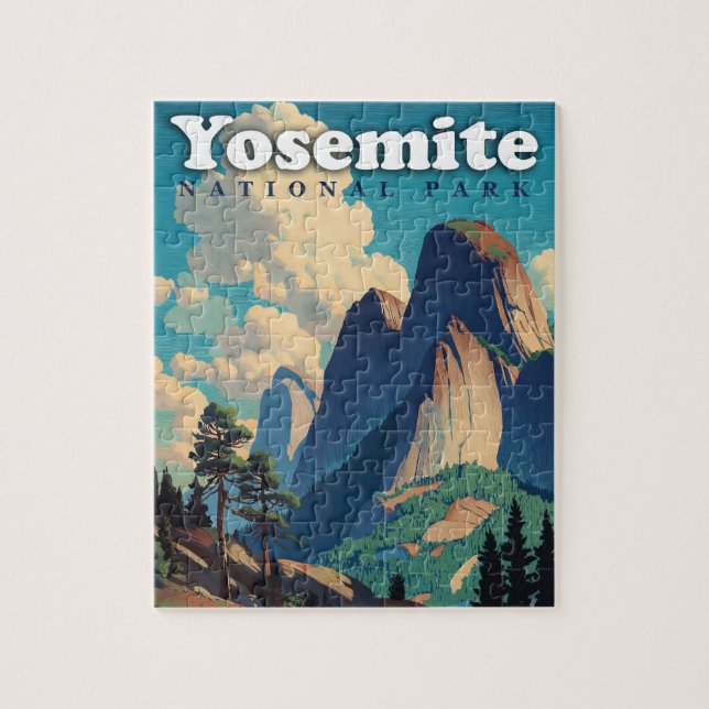 Puzzle Yosemite National Park Vintage (Vertical)