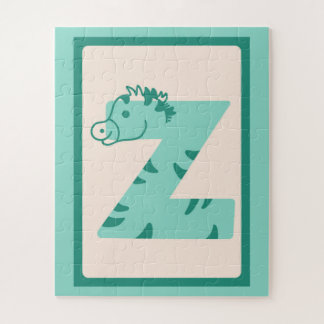 Puzzle Z est pour Zèbre🦓 – Alphabet Animé Amusant