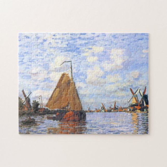 Puzzle Zaan à Zaandam Monet Fine Art (Horizontal)