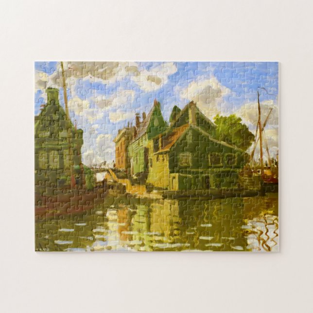Puzzle Zaandam Canal Monet Art (Horizontal)