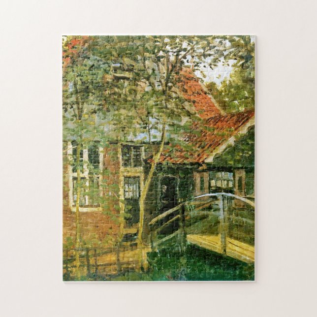 Puzzle Zaandam Little Bridge Monet Art (Vertical)