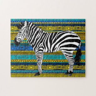 Puzzle Zebra 11x14 pour les personnes aveugles