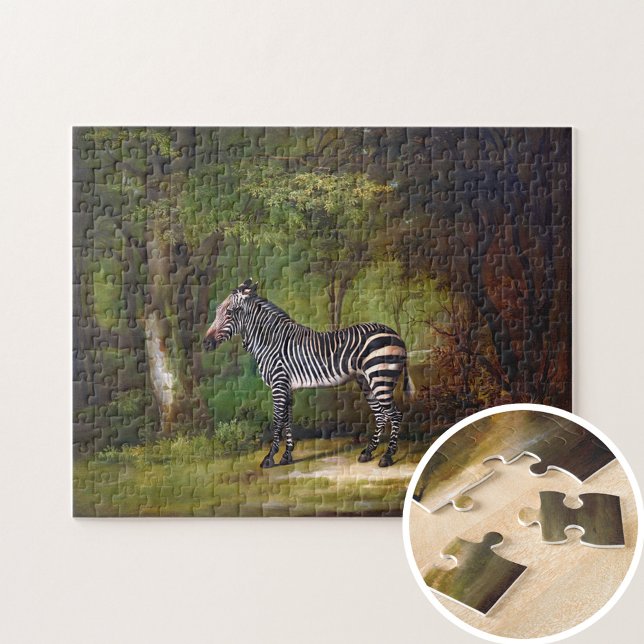 Puzzle Zebra (1763) peinture de George Stubbs (Créateur téléchargé)