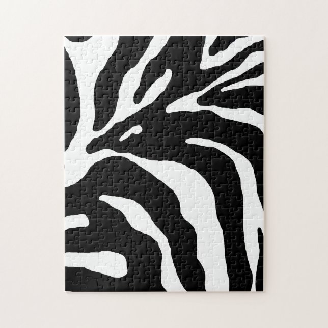 Puzzle Zebra Stripe Poster de animal (Vertical)