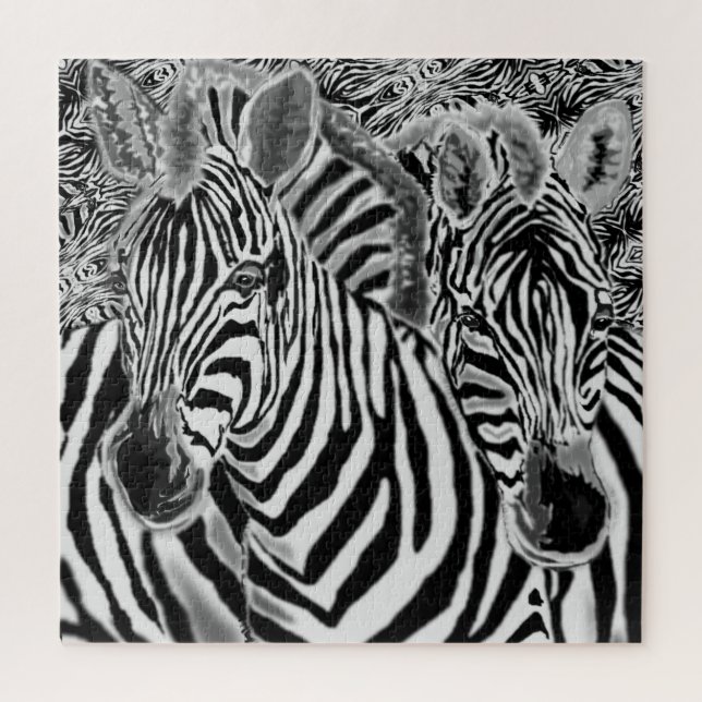 Puzzle Zebras (Vertical)
