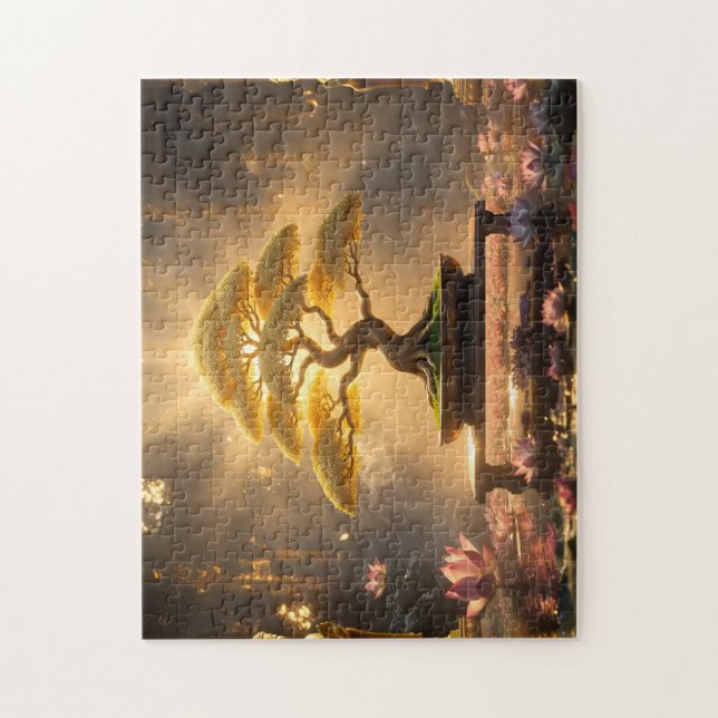 PUZZLE ZEN BUDDHISM - BONSAI TREE - (Vertical)