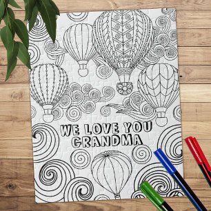 Puzzle Zen Doodle Art tournois Ballons Couleur Adulte