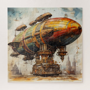 Puzzle Zeppelin Steampunk vintage (1)