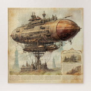 Puzzle Zeppelin Steampunk vintage (10)