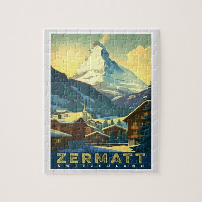 Puzzle Zermatt - Capturer le Cervin Majestueux (Vertical)