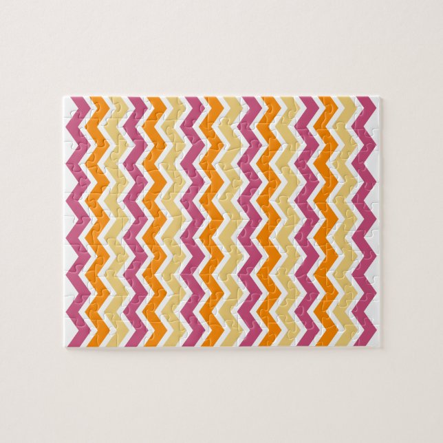 Puzzle ZigZag tribale dynamique (Horizontal)