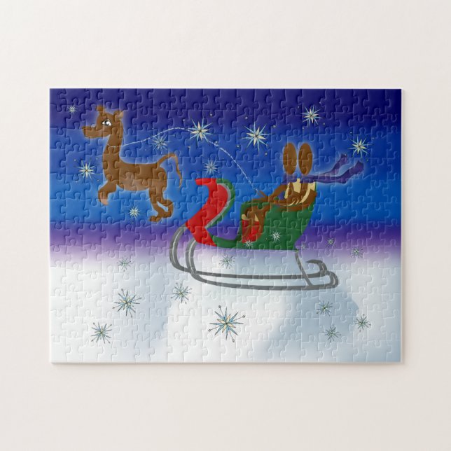 Puzzle Zinglee's ~ Sleigh Ride (Horizontal)