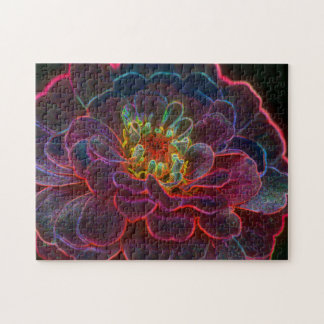 Puzzle Zinnia Imaginaire Abstrait