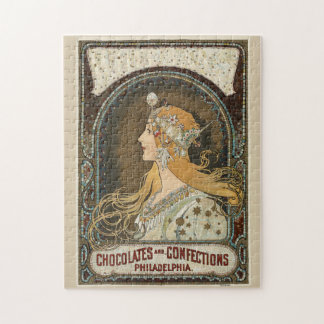 Puzzle Zodiac (1896) par Alphonse Mucha.