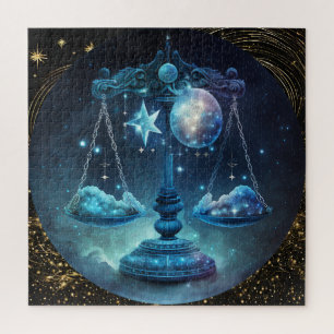 Puzzle Zodiac Sign Libra Puzzle, 20"x20" 676 pcs.