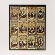 Puzzle Zodiac vintage - Astro inspiré par le Tarot