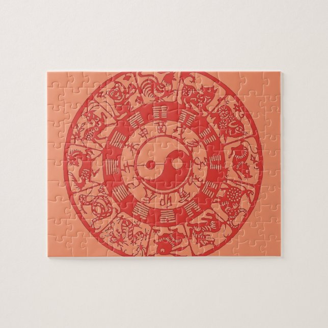 Puzzle "Zodiaque chinois " (Horizontal)