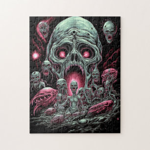 Puzzle Zombie Créations Sci-fi Horror Art