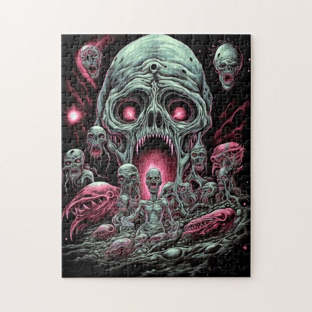 Puzzle Zombie Créations Sci-fi Horror Art (Vertical)