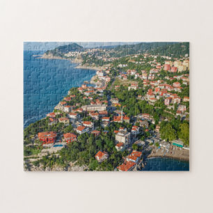 Puzzle Zonguldak, Vue aérienne, Côte turque de la mer Noi