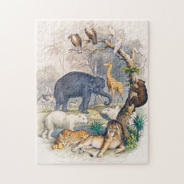 Puzzle zoo, animal, mignonne, animaux, nature, animaux sa (Vertical)