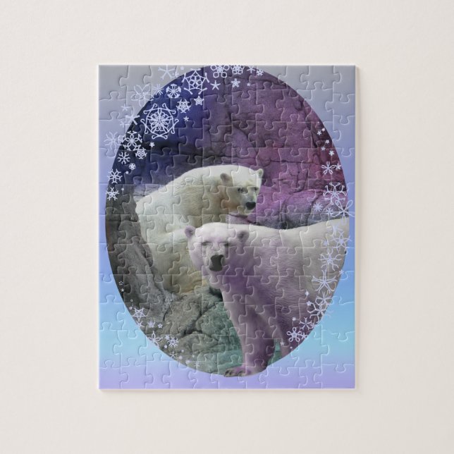 Puzzle Zoo de l'ours polaire (Vertical)