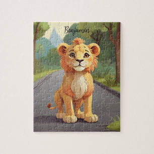 Puzzle Zoo Safari Petit Lion Enfant