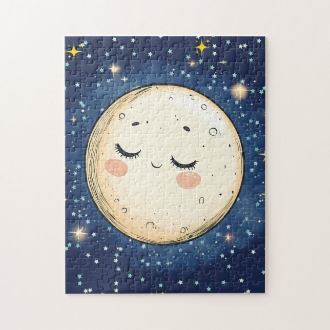 Puzzle Zoom sur la Lune (Vertical)