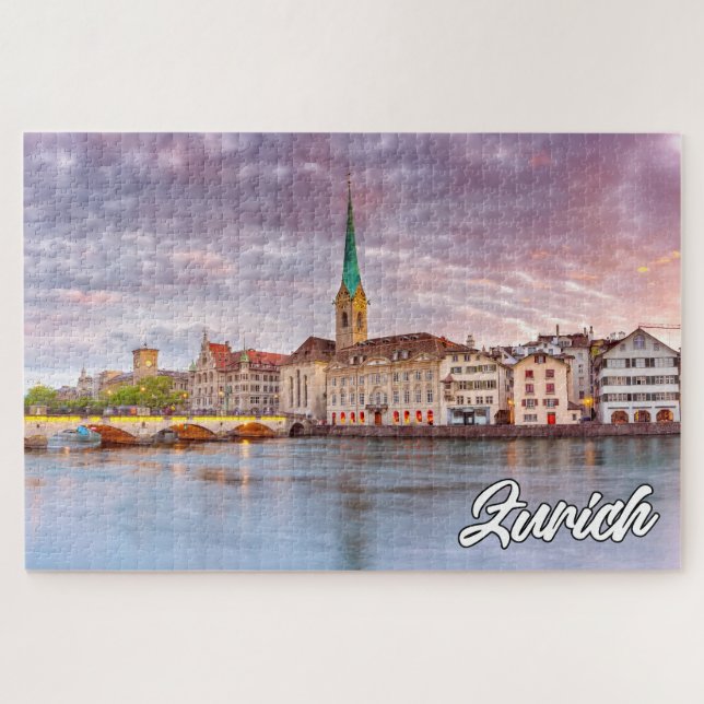 Puzzle Zurich, Suisse (Horizontal)