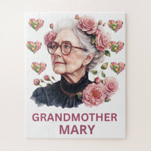 PUZZLES : ADULT Grand-mère Mary Jigsaw Floral