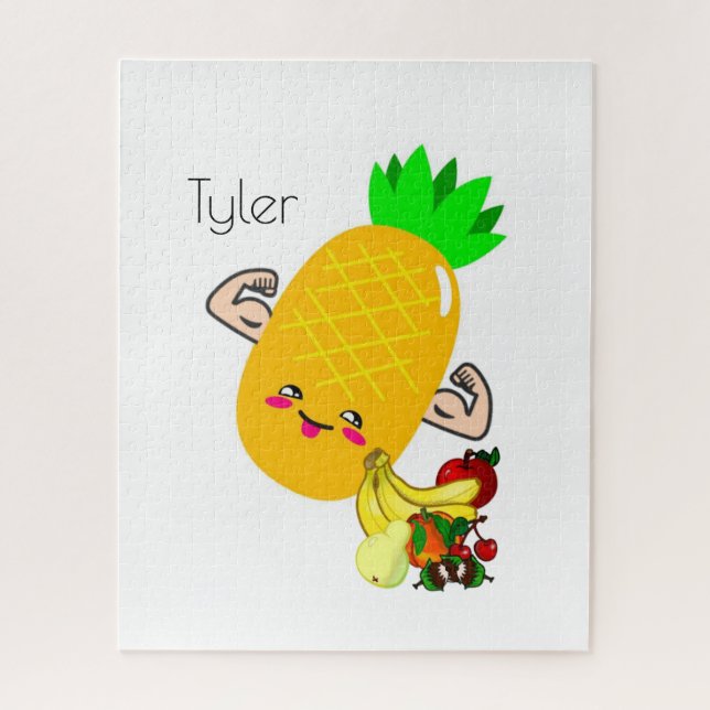 Puzzles Ananas aux fruits (Vertical)