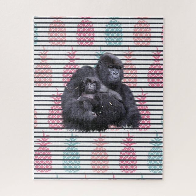 Puzzles Ananas Gorilla Baby Gorilla (Vertical)