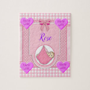 Puzzles Bébé Fille rose