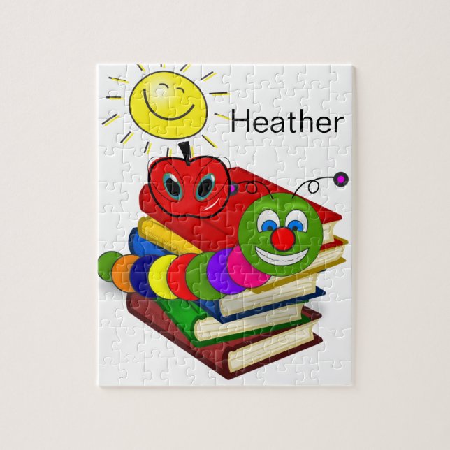 Puzzles Bookworm Apple Sun (Vertical)