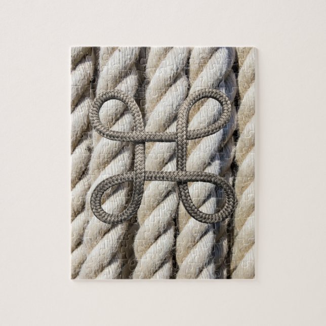 Puzzles Brown bois corde Brown (Vertical)