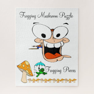 Puzzles Cactus Blanc Frogging Pièces de champignon