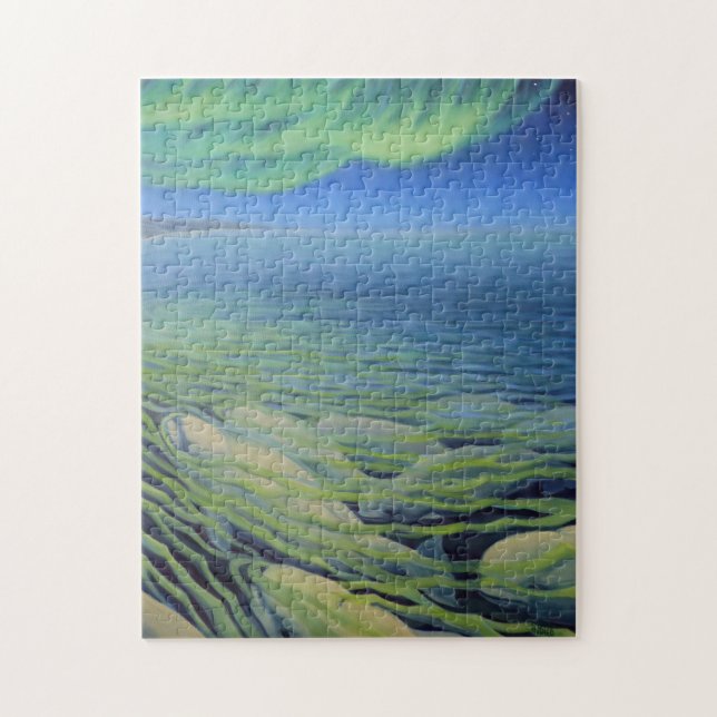 Puzzles canadiens d'art de paysage - baleines de (Vertical)