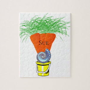 Puzzles Carrots Beach Shell