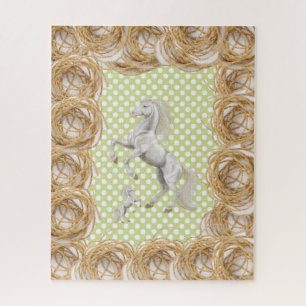 Puzzles Cheval Blanc Polk a point Green Rope
