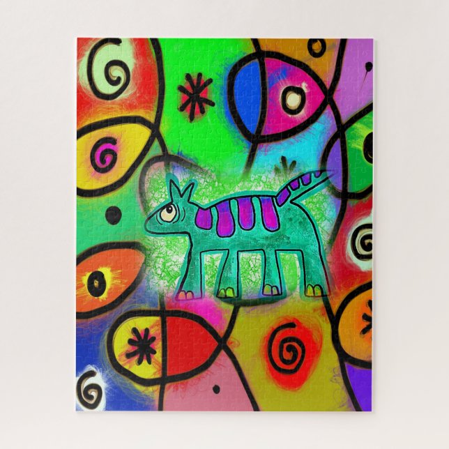 Puzzles Chien Whimsical (Vertical)