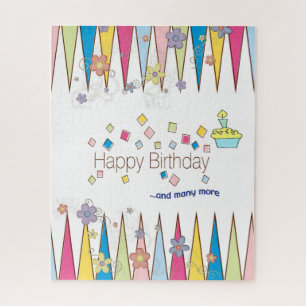Puzzles Colorful heureux Anniversaire amis famille