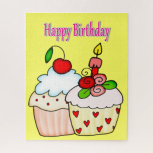 Puzzles Colorful heureux Anniversaire amis famille