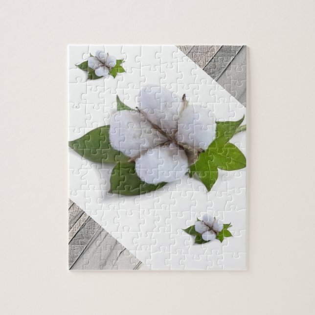 Puzzles coton blanc (Vertical)