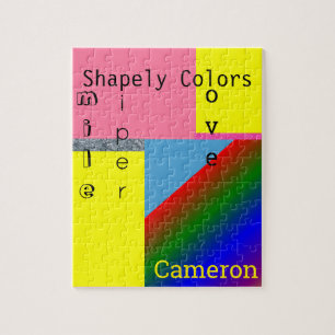 Puzzles Couleurs colorées Formes Abstraites