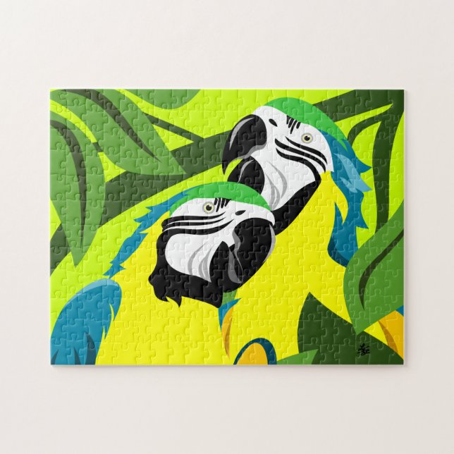Puzzles d'art de perroquet (Horizontal)