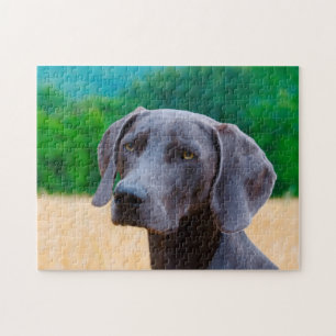 Puzzles de chiens Weimaraner.