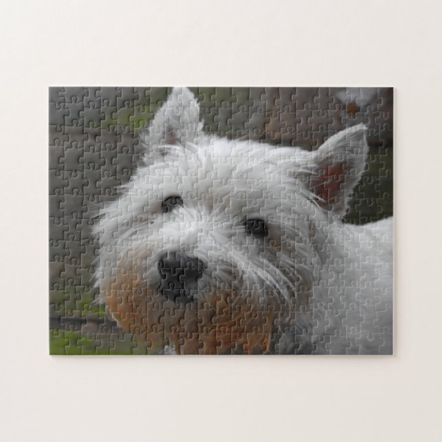 Puzzles de chiens Westie. (Horizontal)