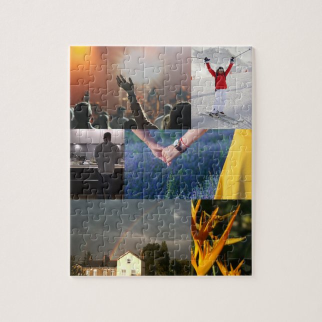 Puzzles de collage de photos personnalisés  (Vertical)